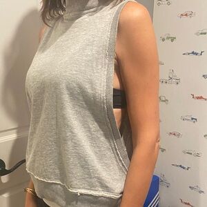 Pilcro Gray Sleeveless Muscle Tee